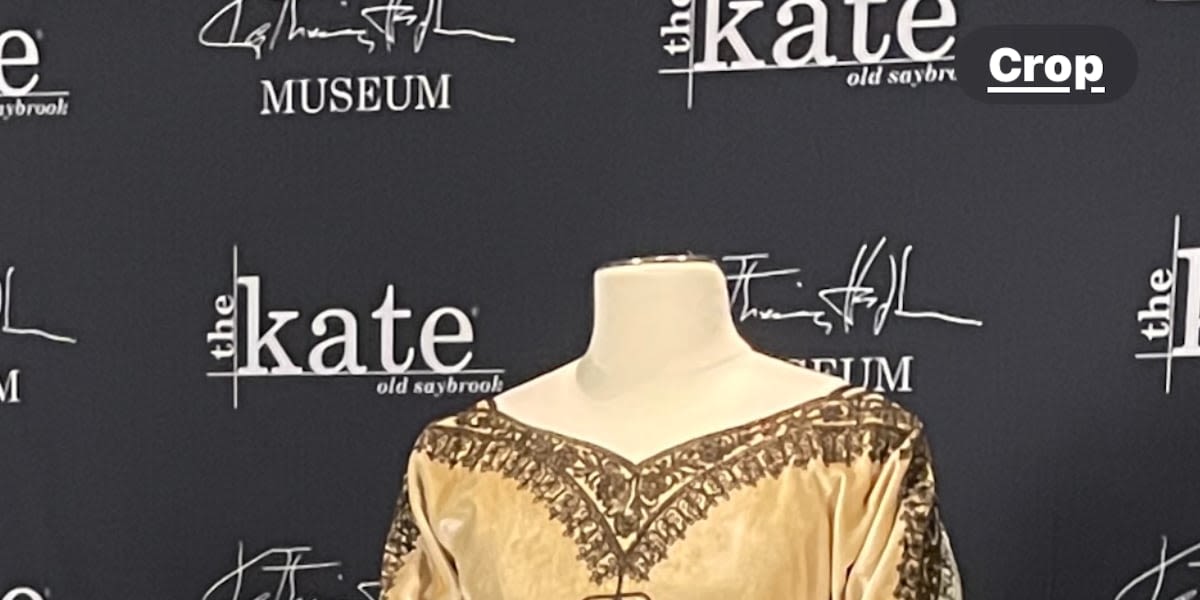 Katharine Hepburn Museum unveils wedding dress from 1928