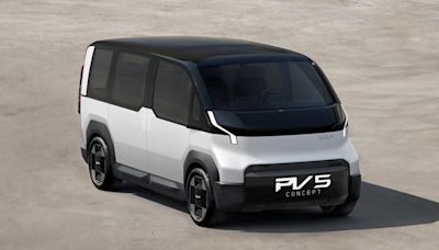 KIA「新電動MPV」PV5量產測試！3版本、可切換車身明年上市