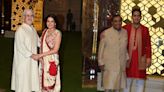 Akash Ambani Holds Mukesh Ambani's Hand; Bride-to-be's Parents Stun at Anant-Radhika's Haldi | Watch - News18