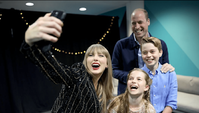 Prince William brings kids backstage to meet Taylor Swift at London 'Eras Tour' stop