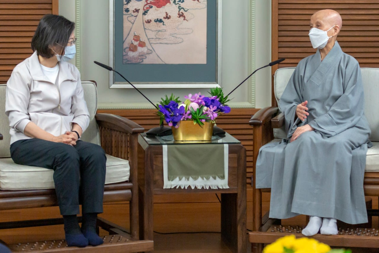 Who is the Buddhist nun who built a global charity from a tiny apartment in rural Taiwan?