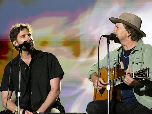 Watch Bradley Cooper and Eddie Vedder sing 'Maybe It's Time' from 'A Star Is Born'