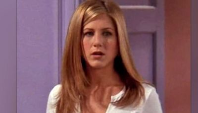 Jennifer Aniston channels Friends character on set of The Morning Show