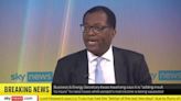 Kwasi Kwarteng defends holidaying PM and chancellor saying 'I'm here, I'm in a suit'