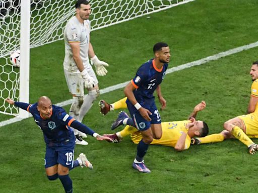 Netherlands beat Romania 3-0 to reach Euro 2024 last eight | Football News - Times of India