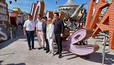 Debbie Reynolds’ Las Vegas hotel sign to be brought back to life at Neon Museum