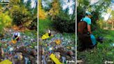 Local hero shares jaw-dropping before-and-after footage after cleaning garbage-filled stream: ‘It was such a disrespect’