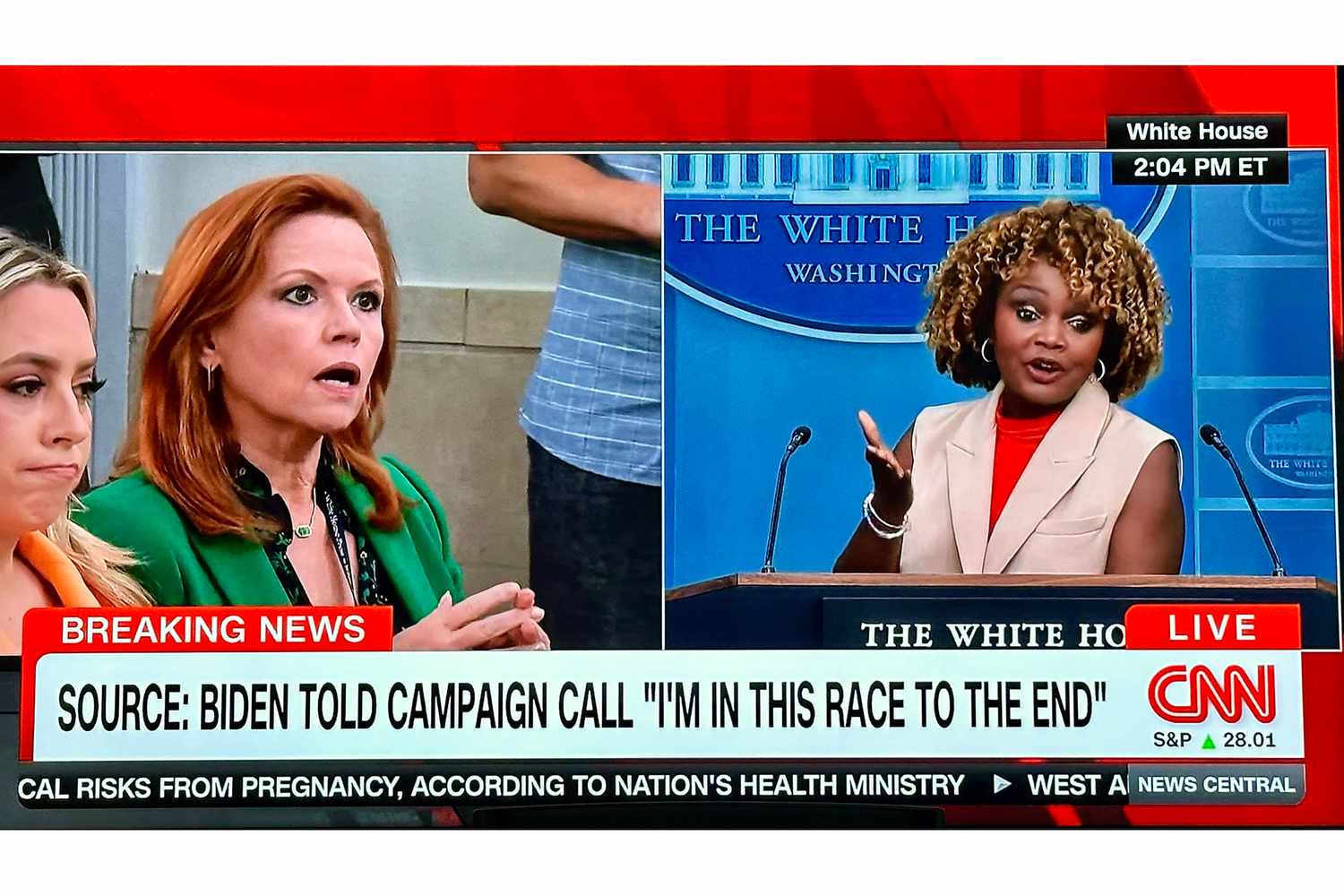 Karine Jean-Pierre, NBC's Kelly O'Donnell pause conference to call out journalist's 'inappropriate' Joe Biden joke