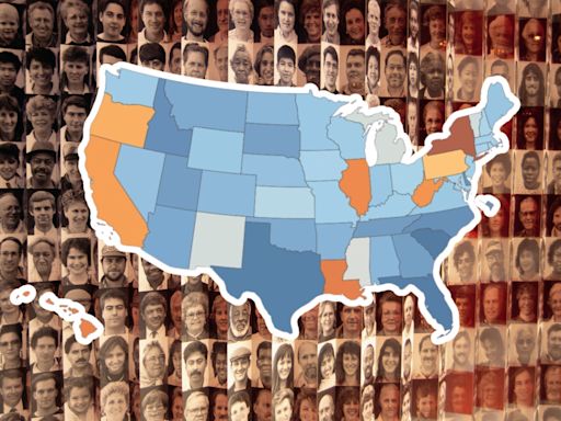 Population map reveals how every state changed in a year