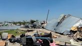 Aftermath of North Texas tornado: A mangled mess of metal, roofing and insulation