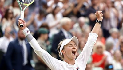 Krejcikova dió el golpazó y es la otra finalista de Wimbledon
