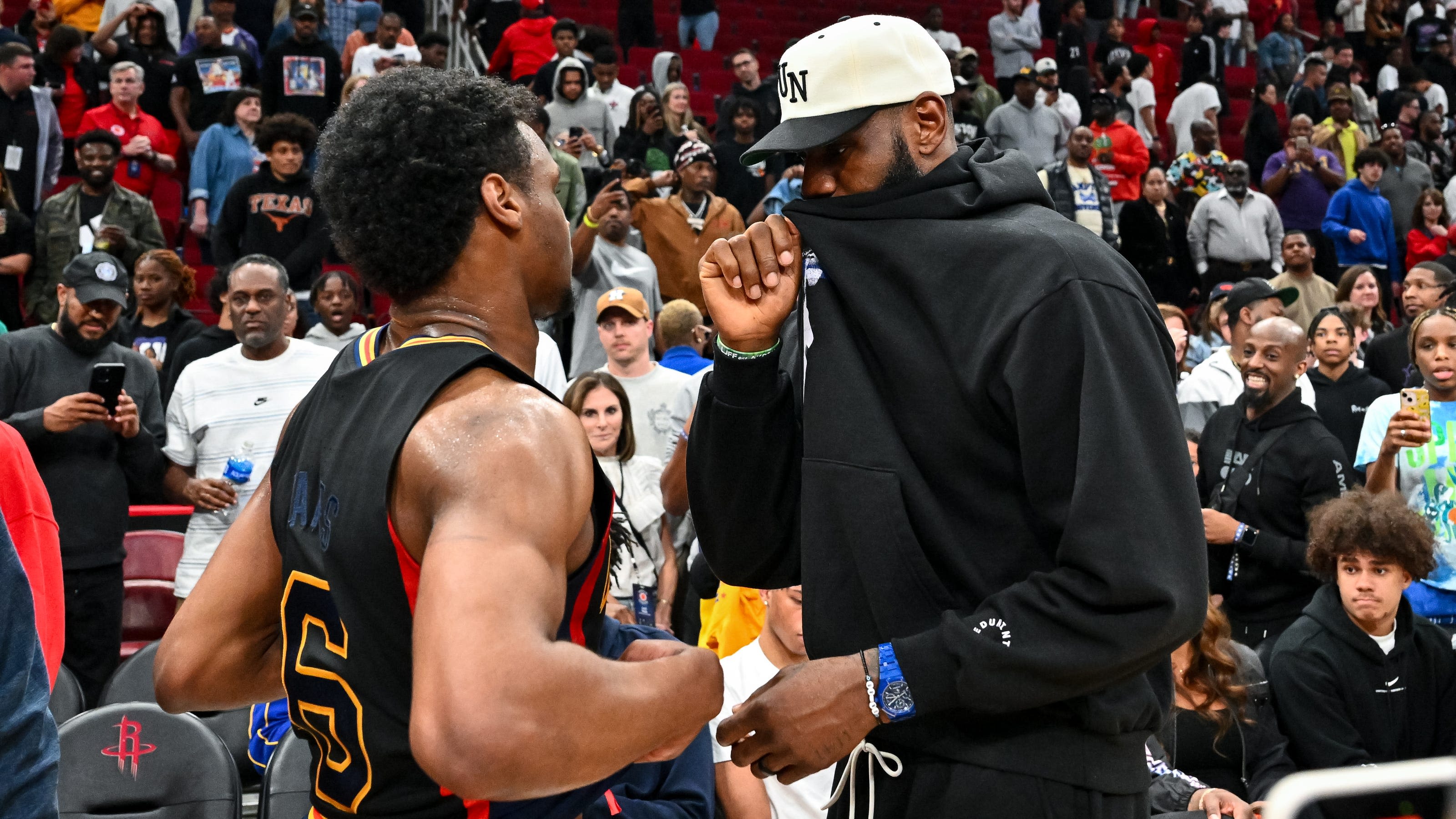 Anthony Davis trolled LeBron James after Lakers drafted Bronny James