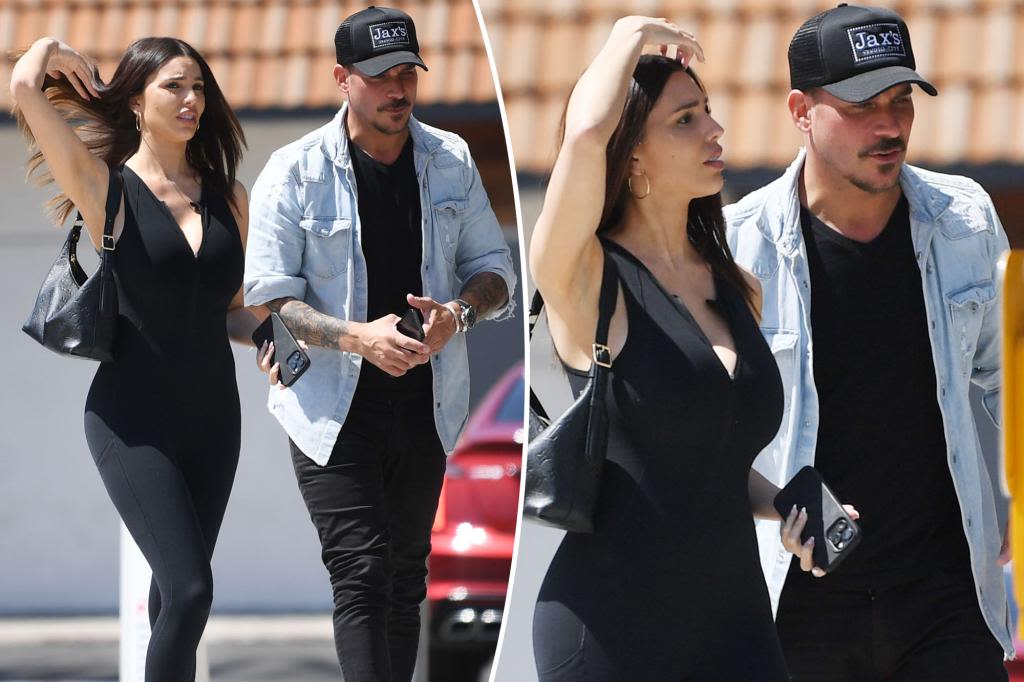 Jax Taylor, 44, grabs lunch with model Paige Woolen, 32, following Brittany Cartwright split