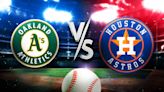 Athletics vs. Astros prediction, odds, pick - 5/15/2024