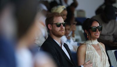 Meghan Markle Changes Into an Elegant Floral Dress for Last Engagement in Nigeria