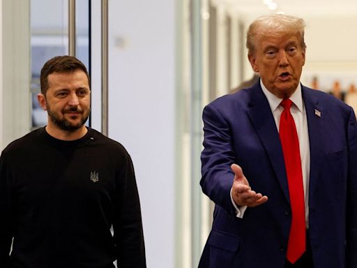 Ukraine's Zelenskiy presents 'victory plan' to Trump at New York meeting