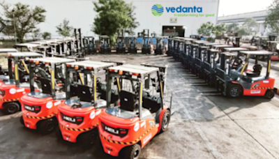 Vedanta Aluminium expands fleet of electric forklifts to strengthen sustainability efforts in India - ET Auto