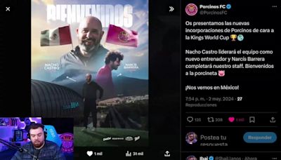 Ibai habla de Nacho Castro, nuevo entrenador de Porcinos FC para el Mundial de la Kings League - MarcaTV