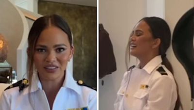 Andy Cohen says he's "sending contracts" to Chrissy Teigen as she hilariously recreates 'Below Deck' with her "demanding" children