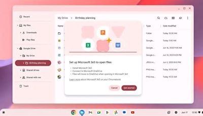 ChromeOS lets you edit Microsoft 365 files