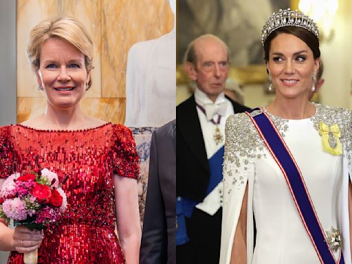 Queen Mathilde of Belgium Glitters in a Favorite Designer of Kate Middleton for Music Competition in Brussels