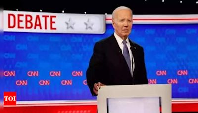 Biden's poor show at presidential debate raises alarm in Israel - Times of India