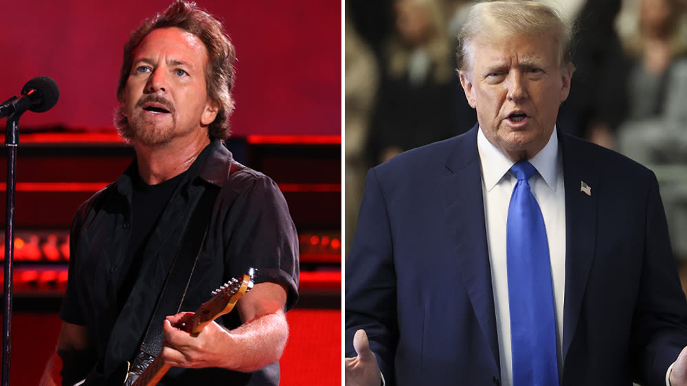 Pearl Jam’s Eddie Vedder Says New Song ‘Wreckage’ Is About Donald Trump: He’s ‘Desperate’ and ‘Out There Playing the Victim...