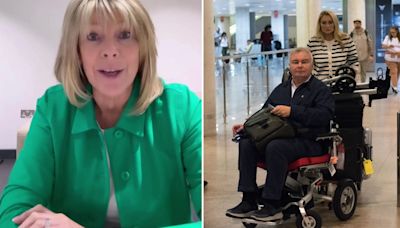 Ruth Langsford STILL wearing her ring while Eamonn is in Spain with girlfriend