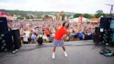 Joe Wicks eyes Pyramid as he leads Glastonbury workout days after son’s birth