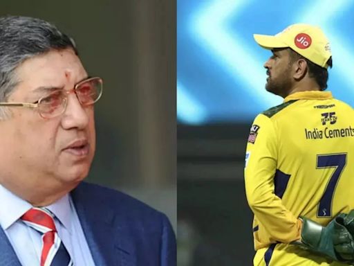 MS Dhoni Discusses His Future With N Srinivasan, Likely To Play IPL 2025 If....