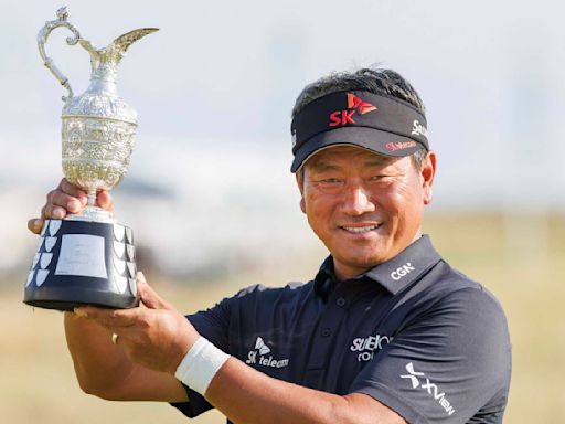 KJ Choi wins the Senior British Open with a 2-shot victory over Richard Green at Carnoustie