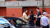 RAW VIDEO: Dakota Johnson and Pedro Pascal seen filming the 'Materialist' in Tribeca, Manhattan 2/2