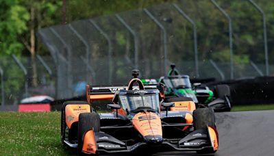 Pato O'Ward Holds of Alex Palou For First IndyCar Win in Hybrid Era