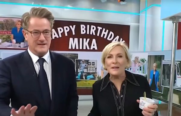 Joe Scarborough Surprises Wife Mika Brzezinski With Heart-Melting Birthday Gift Live on Air