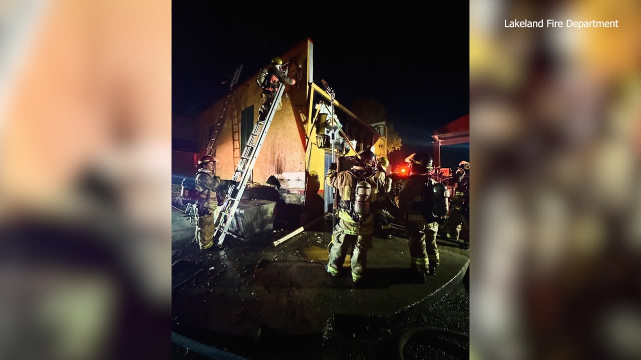 Popeye’s restaurant off major Lakeland highway catches fire