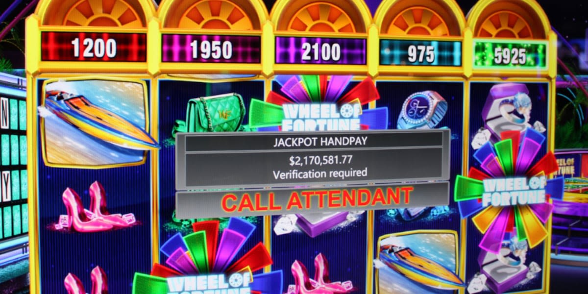 Player at Las Vegas casino wins $2.1 million on slot machine