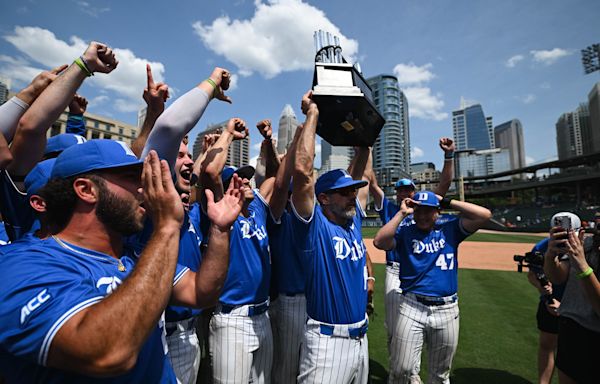 Duke baseball falls to UConn on the opening day of the Norman Regional