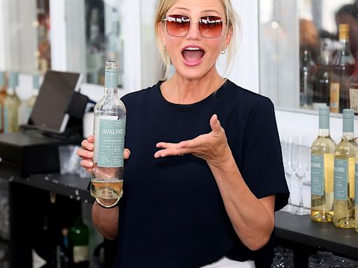 Cameron Diaz serves up her Avaline wines at an upscale eatery in NY