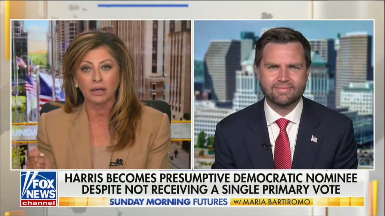 Fox's Maria Bartiromo Asks JD Vance if He's 'Wrong' VP Pick