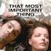 That Most Important Thing: Love