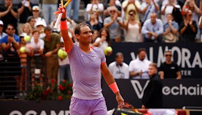 Nadal battles past Bergs in Italian Open first round