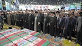 Iran's supreme leader guides funeral service for president killed in helicopter crash