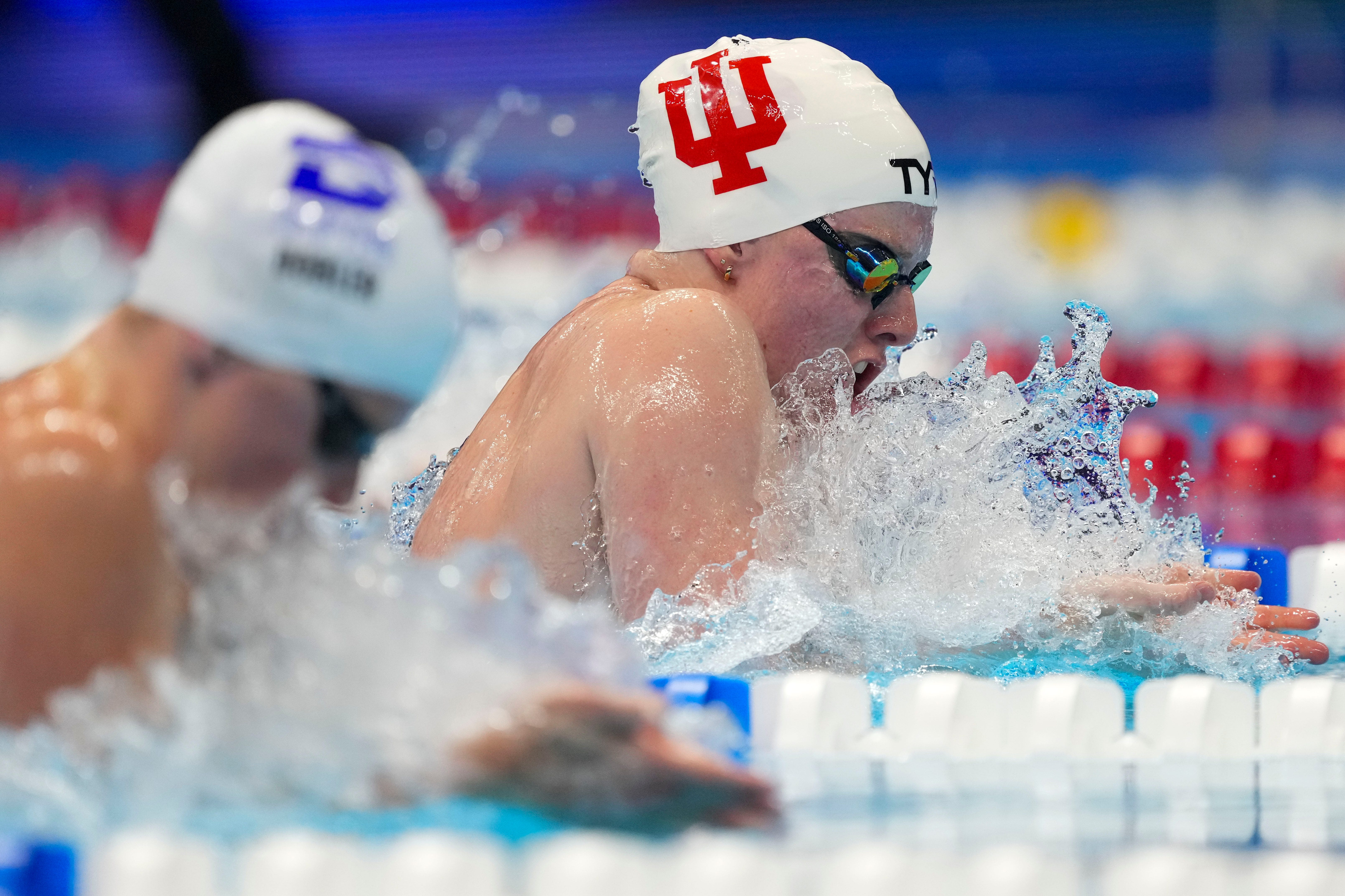 Before marriage, retirement, Lilly King of Indiana University swims in 2024 Paris Olympics