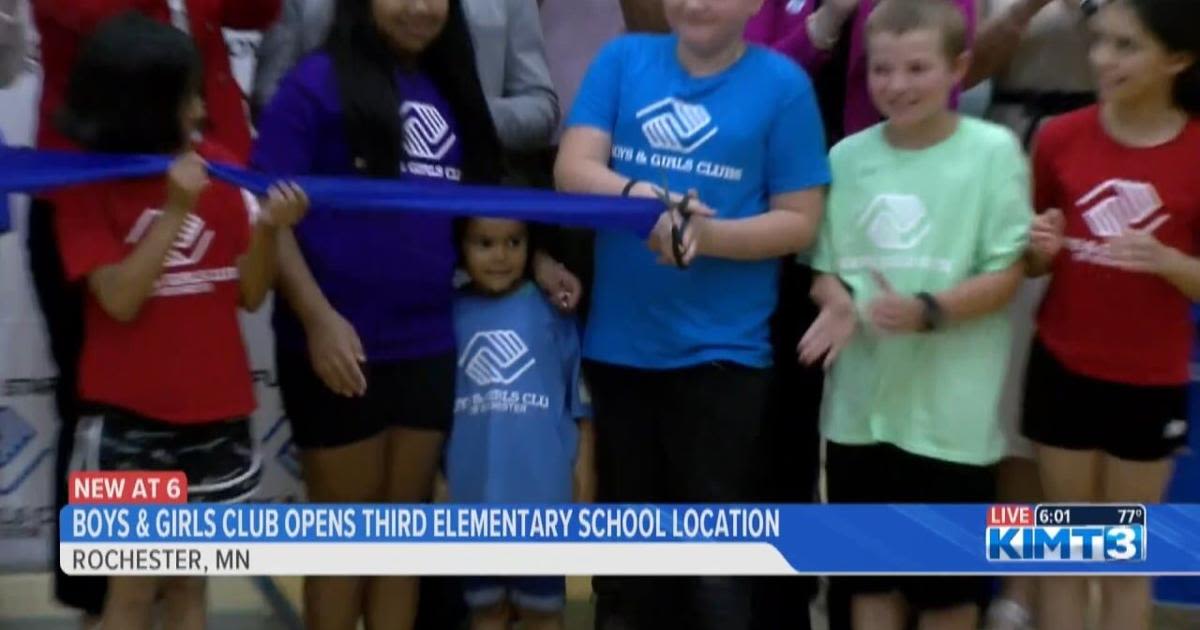 Boys & Girls Club expands into third Rochester elementary school as kids continue to sit on waitlists