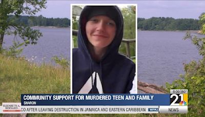 Community support for murdered teen and family