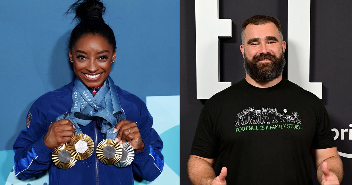 Fans Defend Simone Biles Following Jason Kelce’s Remark About Her Olympic Performance