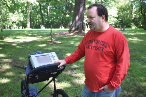 Radar to zone in on hidden gravestones