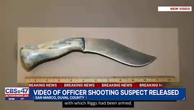 Jacksonville police release video of officer-involved shooting in March with knife-wielding suspect