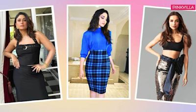 How to style pencil skirt outfits like actresses Ft. Kareena Kapoor Khan to Malaika Arora