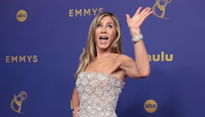 Jennifer Aniston Serves Casual Bride at the Emmys Red Carpet 2024